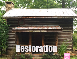 Historic Log Cabin Restoration  Orwell, Ohio